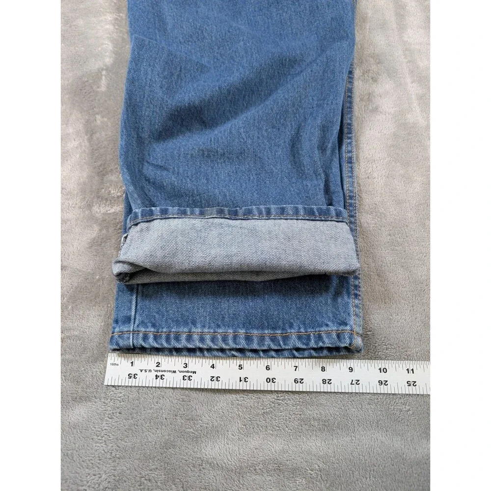 Levi's 550 Jeans Mens 44x30 Blue Denim Relaxed Fit Straight Leg Cotton Casual